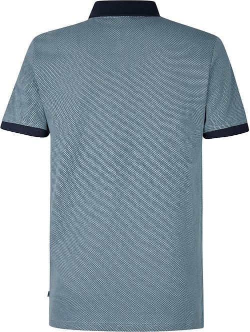 Petrol Half Zip Polo Keyline Ocean Blau Product / Achterkant
