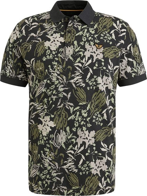PME Legend Poloshirt Piqué Print Navy Product