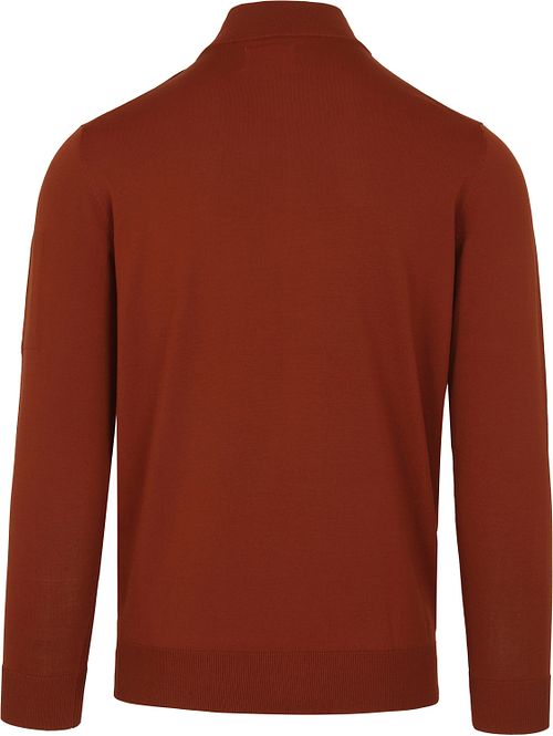 Suitable Half Zip Pullover Brique Product / Achterkant