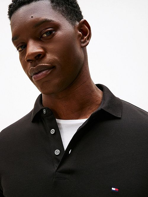 Tommy Hilfiger Core 1985 Polo Shirt Black Model / Detail