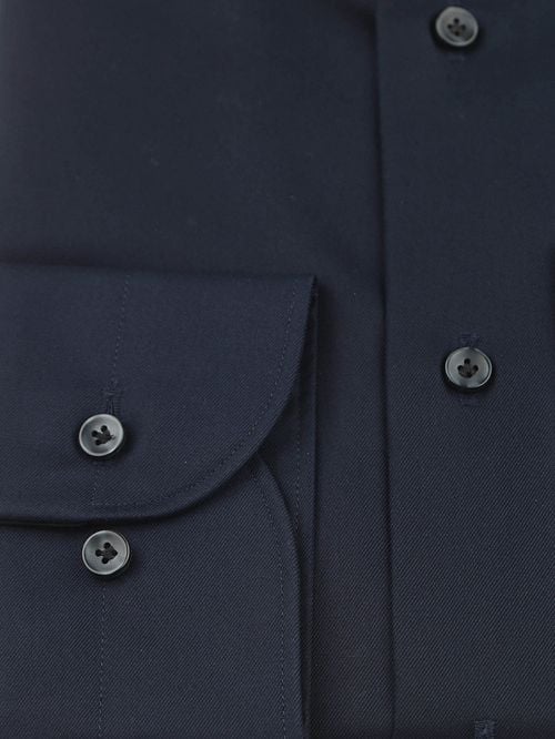 Profuomo Twill Shirt Navy Product / Detail