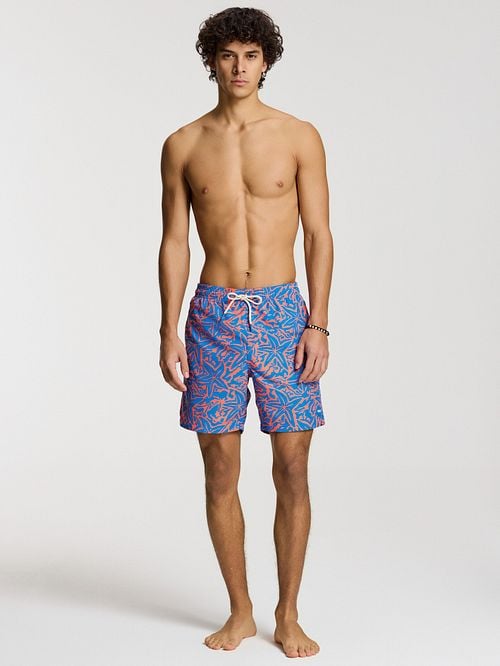Shiwi Swimshorts Mike Starfish Blue Model / Voorkant