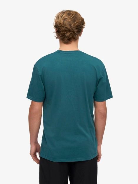 Colorful Standard T-shirt Ocean Groen Model / Achterkant