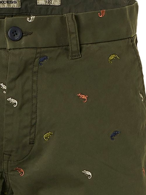 No Excess Short Krabben Dunkelgrün Product / Detail