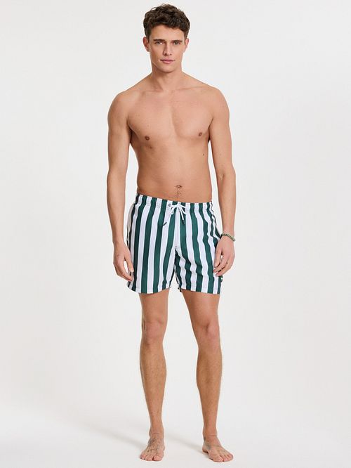 Shiwi Swimshorts Mac Dark Green Model / Voorkant