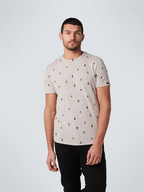 No Excess T-Shirt Insecten Khaki Model / Voorkant