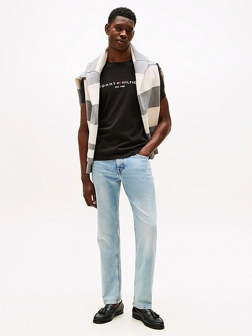 Tommy Hilfiger T-Shirt Logo Noir Model / Voorkant