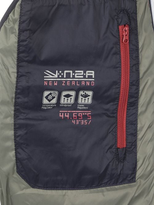 NZA Bodywarmer Hooded Puffer Cherry Red Product / Detail