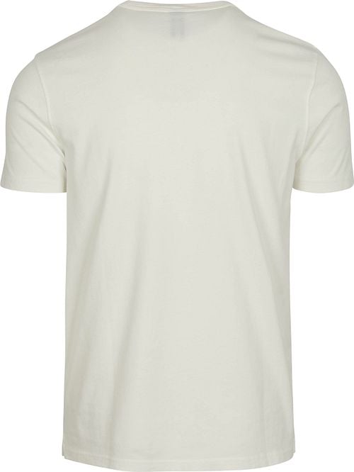 Profuomo T-Shirt Off White Product / Achterkant