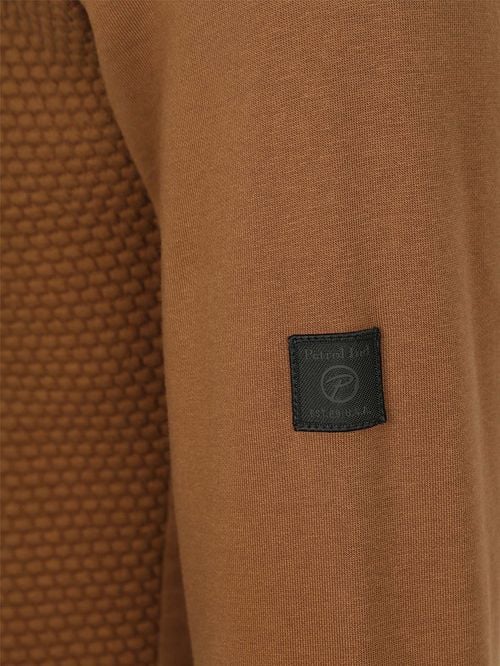 Petrol Half Zip Pullover Structure Brique Product / Detail