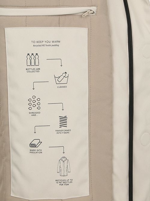 Profuomo Magnet Coat Ecru