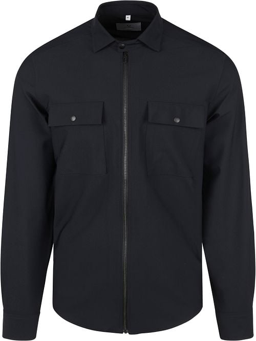 Suitable Jacket Shirt Donkerblauw Product