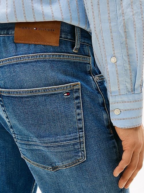 Tommy Hilfiger Denton Jeans Blauw Model / Detail
