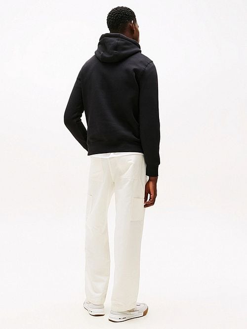 Tommy Hilfiger Hoodie Core Black Model / Achterkant