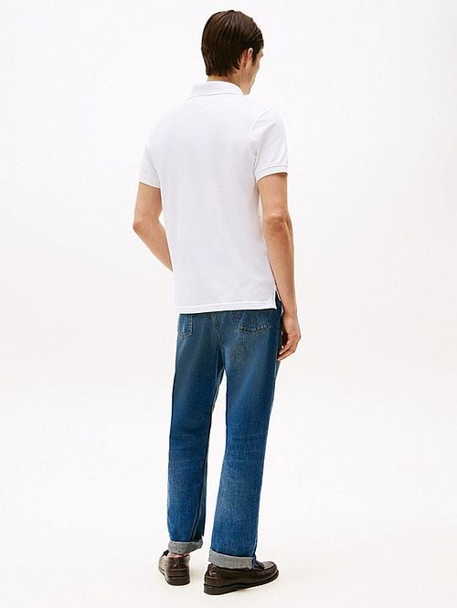 Tommy Hilfiger Polo 1985 Blanc Model / Achterkant