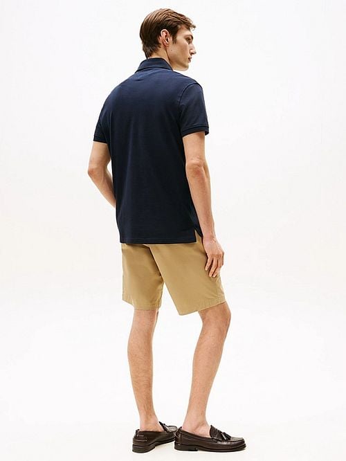 Tommy Hilfiger Polo Shirt Regular Navy Model / Achterkant