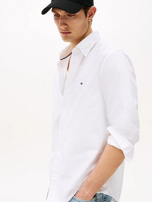 Tommy Hilfiger Oxford Shirt White Model / Detail