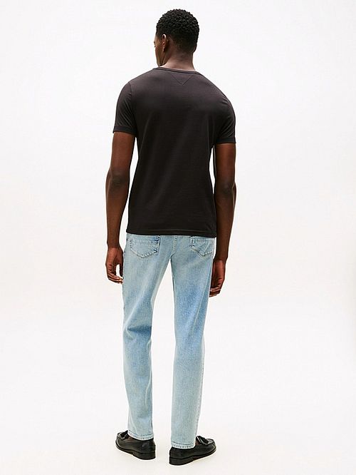 Tommy Hilfiger T-Shirt Logo Noir Model / Achterkant