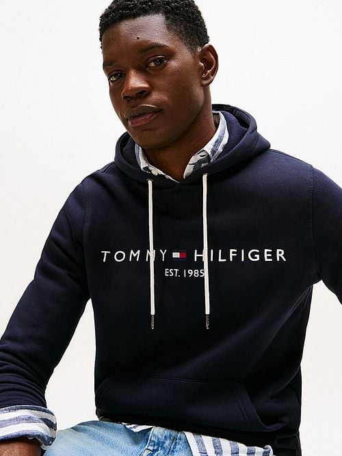 Tommy Hilfiger Hood Core Donkerblauw Model / Detail
