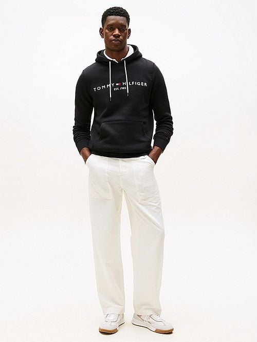 Tommy Hilfiger Hoodie Core Zwart Model / Voorkant