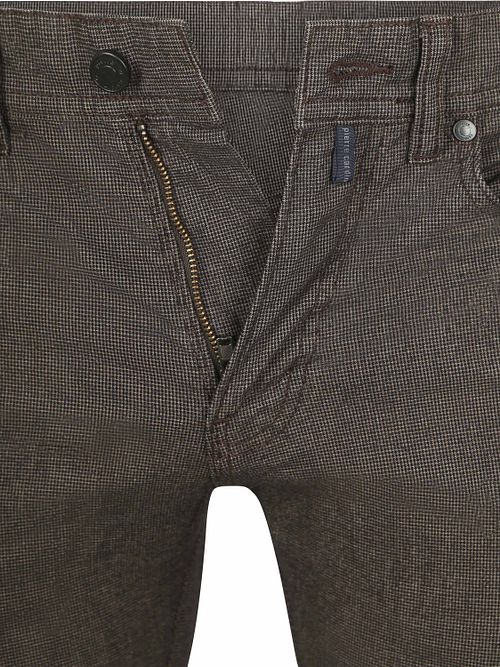 Pierre Cardin Trousers Lyon Tapered Druck Braun Product / Detail