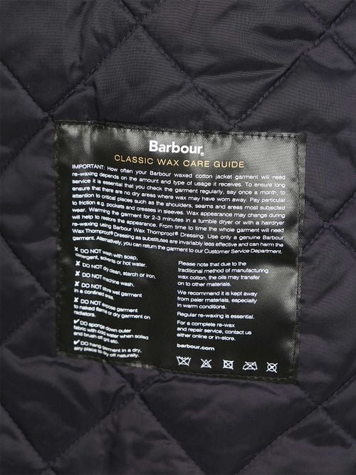 Barbour Manteau Mac Navy