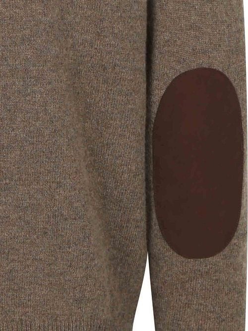 Barbour Mocker Sweater Wool Taupe Product / Detail