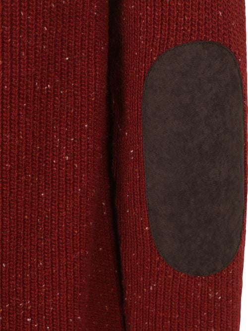 Barbour Pullover Raisthorpe Laine d'Agneau Rouge Product / Detail
