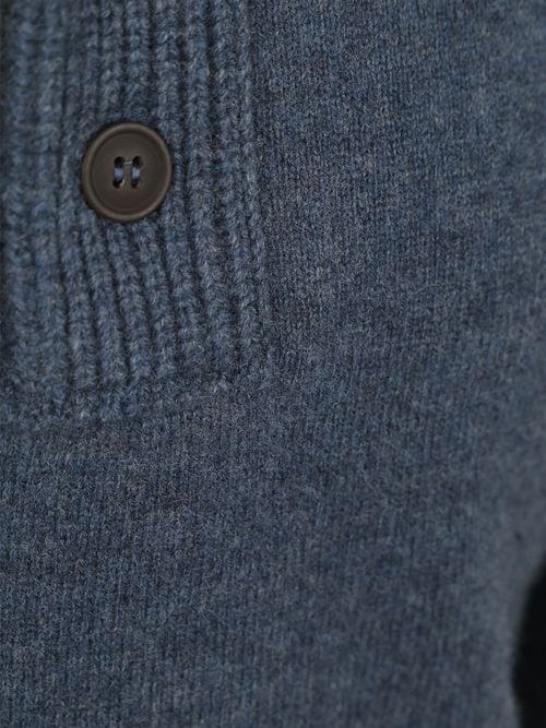 Barbour Mocker Sweater Wool Indigo