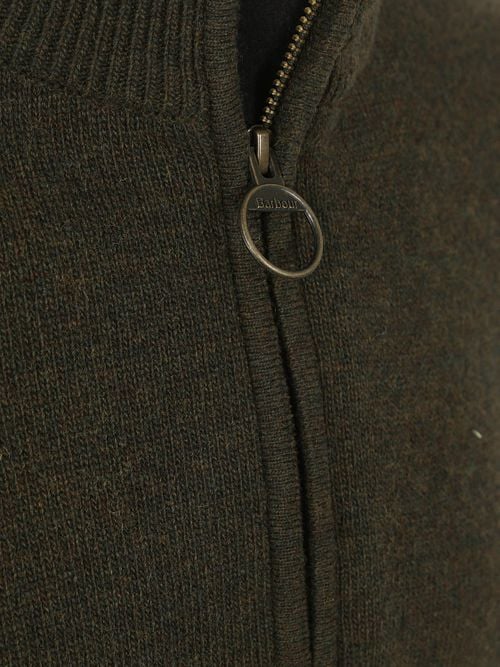 Barbour Half Zip Pullover Wool Olive Product / Detail