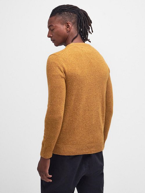 Barbour Tisbury Pullover Yellow Model / Achterkant