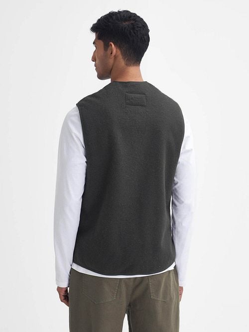 Barbour Voering Bedale Olijfgroen Model / Achterkant