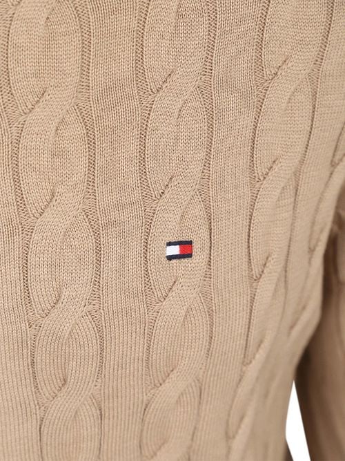 Tommy Hilfiger Cardigan Zip Cable Beige Product / Detail