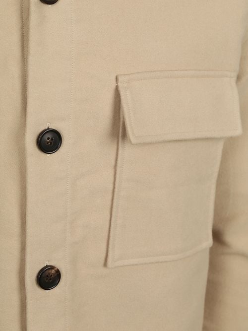 Profuomo Overshirt Moleskin Beige Product / Detail