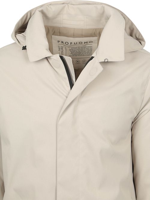 Profuomo Magnet Coat Ecru