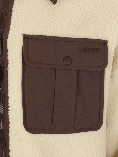 Levi's Sherpa Jacke Fleece Ecru
