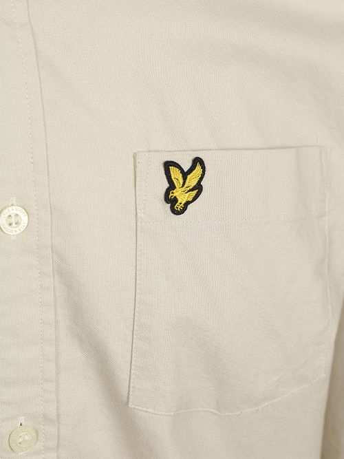 Lyle & Scott Shirt Plain Oxford Ecru Product / Detail