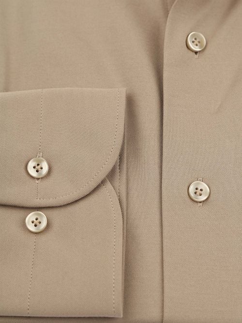 Profuomo Japanese Knitted Shirt Beige Product / Detail