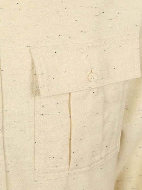 Scotch and Soda Melange Overshirt Beige Product / Detail