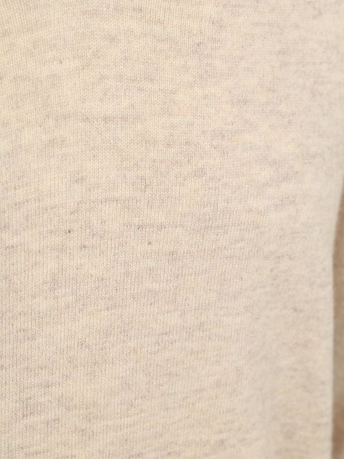 Profuomo Longsleeve Polo Shirt Wool Blend Sand Product / Detail
