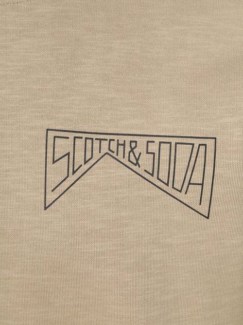 Scotch and Soda Sweater Logo Beige Product / Detail