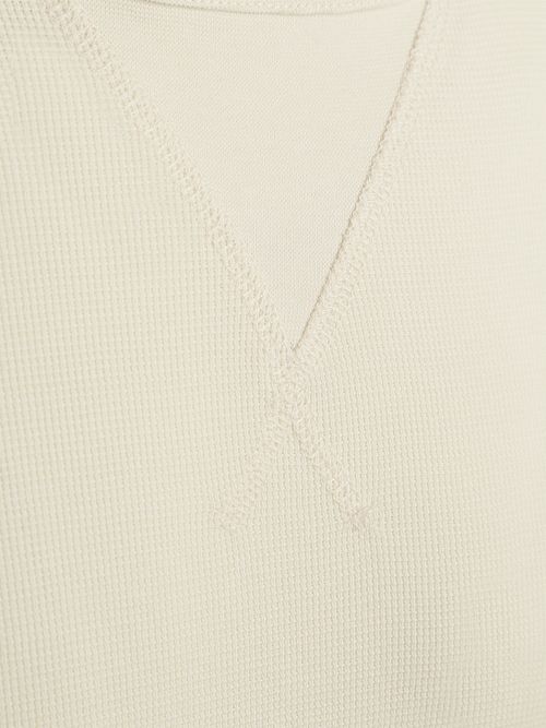 Scotch and Soda Longsleeve Waffle T-Shirt Ecru Product / Detail