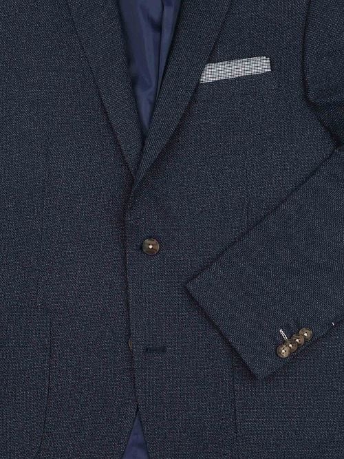 Suitable Blazer Leek Structure Navyblau Product / Detail