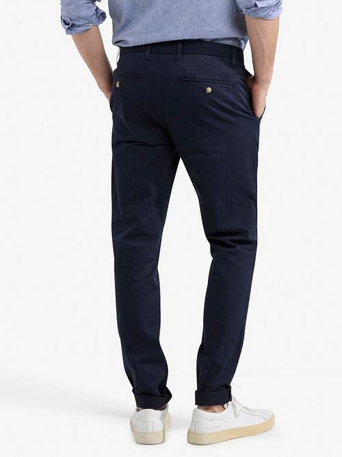 McGregor Chino Garment Dye Navy Model / Achterkant