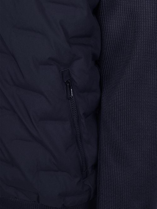 No Excess Jas Knitted Sleeve Navy