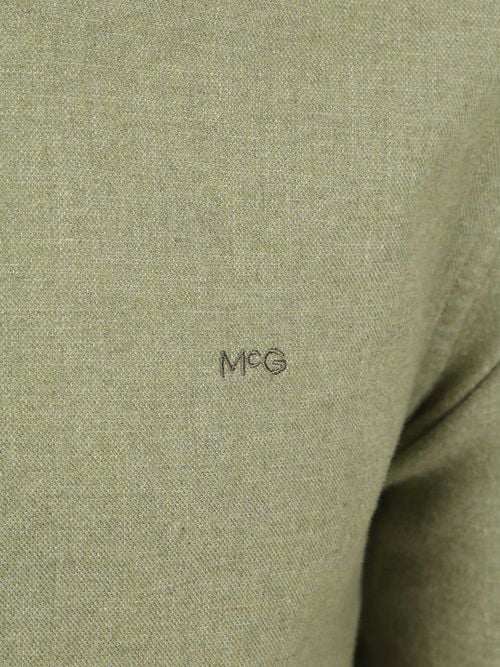 McGregor Overhemd Flanel Melange Sage Groen