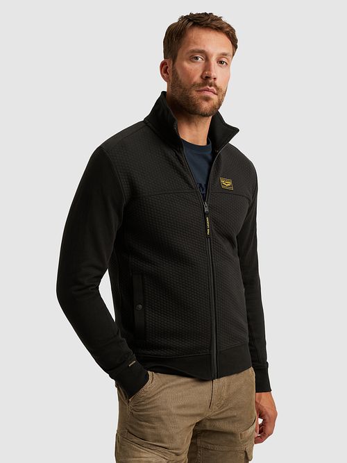 PME Legend Vest Jacquard Interlock Zwart