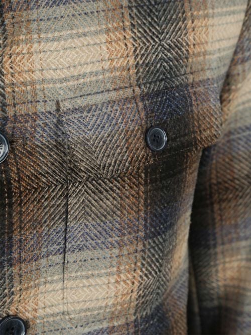 State Of Art Overshirt Checks Wool Blend Multicolour Product / Detail