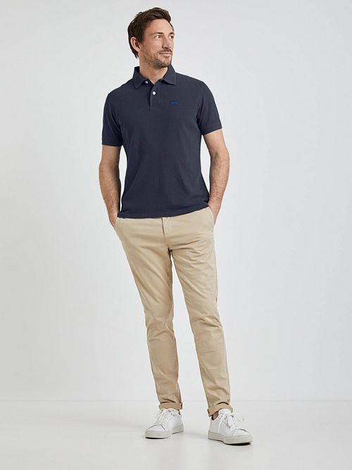 McGregor Piqué Polo Shirt Navy Model / Voorkant