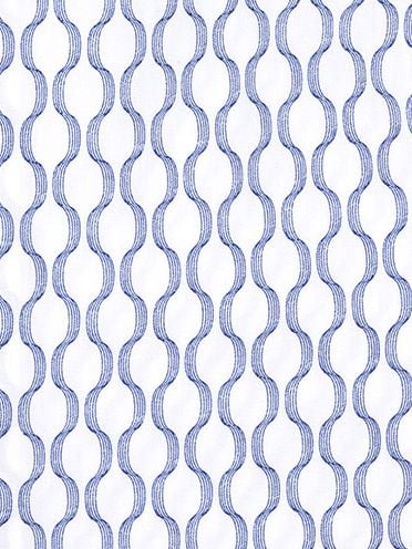 R2 Poplin Shirt Print Blue Product / Detail